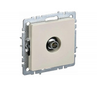 Оконечная розетка TV IEK Brite ртв11-0-бркр бежевый BR-A10-O-K10