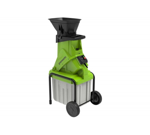 Садовый электрический измельчитель с контейнером GreenWorks GACSB 2206707 Садовый электрический измельчитель с контейнером GreenWorks GACSB 2206707