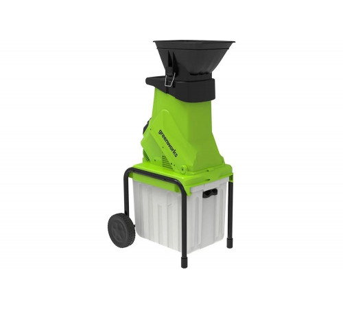 Садовый электрический измельчитель с контейнером GreenWorks GACSB 2206707 Садовый электрический измельчитель с контейнером GreenWorks GACSB 2206707