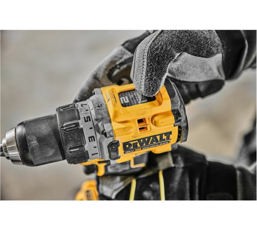 Бесщеточная дрель-шуруповерт DEWALT 2 скорости, 1 АКБ 18 В XR Li-Ion DCD800E1T-QW