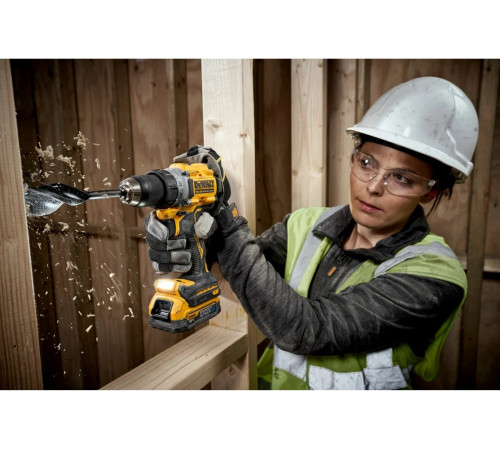 Бесщеточная дрель-шуруповерт DEWALT 2 скорости, 1 АКБ 18 В XR Li-Ion DCD800E1T-QW