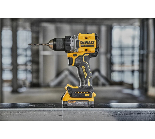 Бесщеточная дрель-шуруповерт DEWALT 2 скорости, 1 АКБ 18 В XR Li-Ion DCD800E1T-QW