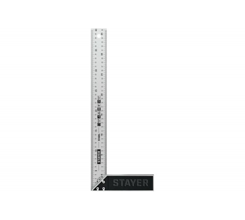 STAYER 400 мм, столярный угольник с нержавеющим полотном STABIL 3431-40_z02 STAYER 400 мм, столярный угольник с нержавеющим полотном STABIL 3431-40_z02