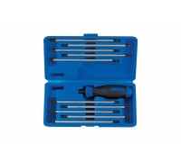 Наборная отвертка со сменными жалами (11 предметов) KING TONY 32518MR01