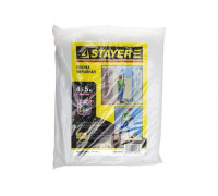 Защитная укрывочная пленка STAYER LDPE 30 мкм 4x5 м в пакете 12253-04-05