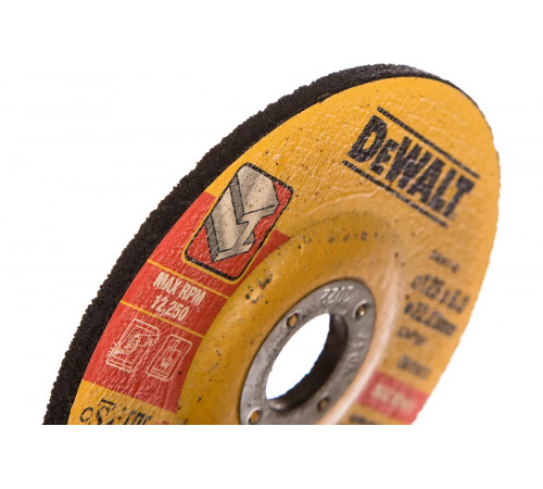 Круг обдирочный по металлу (125х22.2х6,3 мм, тип 27) DEWALT DT43917