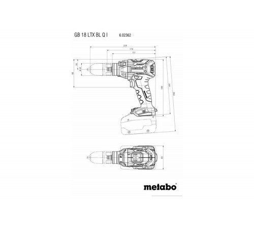 Аккумуляторный резьборез Metabo GB 18 LTX BL Q I 602362840 Аккумуляторный резьборез Metabo GB 18 LTX BL Q I 602362840