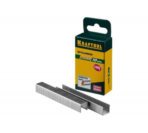 KRAFTOOL скобы тип 140, 10 мм, скобы супертвердые 31680-10