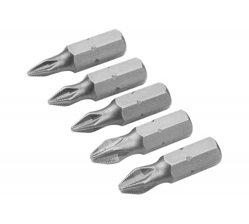 Набор вставок бит торцевых 1/4", Phillips, PH0-3, 25 мм, 5 предметов TOLSEN TT20286