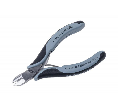 Бокорезы для электроники Knipex KN-7702115ESD Бокорезы для электроники Knipex KN-7702115ESD