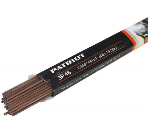 Электроды сварочные ЭР 46 (2.5х350 мм; 1 кг) PATRIOT 605012016 Электроды сварочные ЭР 46 (2.5х350 мм; 1 кг) PATRIOT 605012016