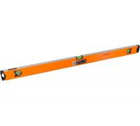 Алюминиевый магнитный уровень Вихрь 1000 мм, фрезерованный, 3 глазка 1 зеркальный 73/11/4/20