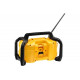 Портативная аудиосистема Dewalt 12/18 В, с возможностью работы от сети, 30 Вт, без АКБ и ЗУ, DCR029 DCR029-QW