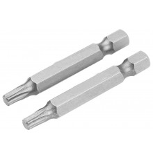 Набор вставок бит торцевых 1/4", Torx, T10, 50 мм, 2 шт TOLSEN TT20321