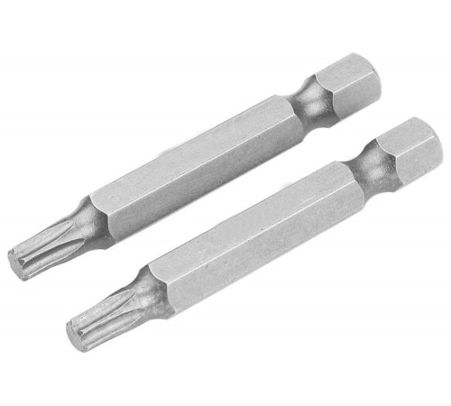 Набор вставок бит торцевых 1/4", Torx, T10, 50 мм, 2 шт TOLSEN TT20321 Набор вставок бит торцевых 1/4", Torx, T10, 50 мм, 2 шт TOLSEN TT20321