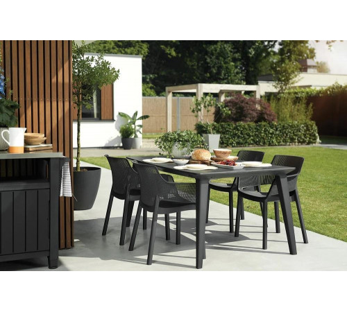 Стул Keter Elisa chair графит 246189 Стул Keter Elisa chair графит 246189