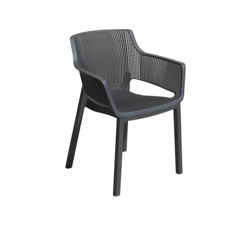 Стул Keter Elisa chair графит 246189 Стул Keter Elisa chair графит 246189
