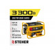 STEHER 3300 Вт, бензиновый генератор с электростартером (GS-4500E)
