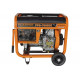Генератор CARVER PPG- 7000DE дизель LT-186FA, 5,0/5,5кВт, 220В, бак12.5л, э/старт, колеса, медь 01.020.00023