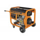 Генератор CARVER PPG- 7000DE дизель LT-186FA, 5,0/5,5кВт, 220В, бак12.5л, э/старт, колеса, медь 01.020.00023
