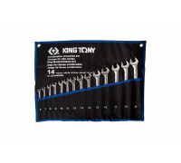 Набор комбинированных ключей KING TONY 6-19 мм, чехол из теторона, 14 предметов 12D14MRN05