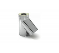 Сэндвич тройник FERRUM 135 градусов, 430, 0,5 мм нерж ф150x250 f4309