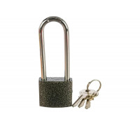 Навесной замок STAYER STANDARD удлиненная закаленная дужка, 38мм 37160-38-1