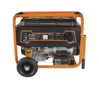 Бензиновый генератор CARVER ppg- 9000е lt-192fа, 7,0/7,5квт, 220в, бак 25л,эл.ст, кол/рук. медь, 6ш/пал 01.020.00040