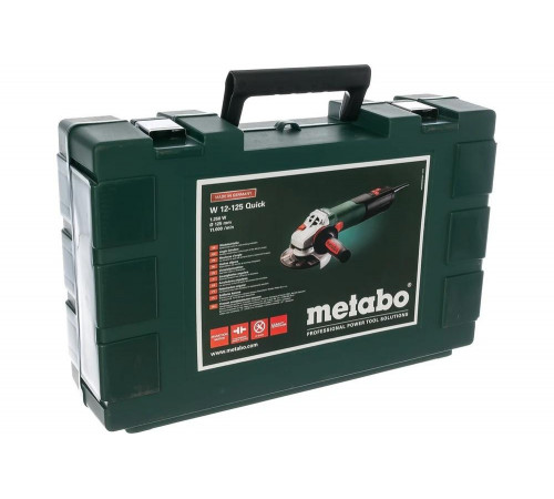 Угловая шлифмашина Metabo W 12-125 Quick 600398500 Угловая шлифмашина Metabo W 12-125 Quick 600398500
