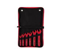 Набор рожковых диэлектрических ключей TOLSEN 10-19 мм, 6 предметов, в футляре на молнии TTV83606