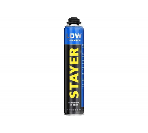 STAYER 750 мл, выход до 65 л, пистолетная, монтажная пена 41136 STAYER 750 мл, выход до 65 л, пистолетная, монтажная пена 41136