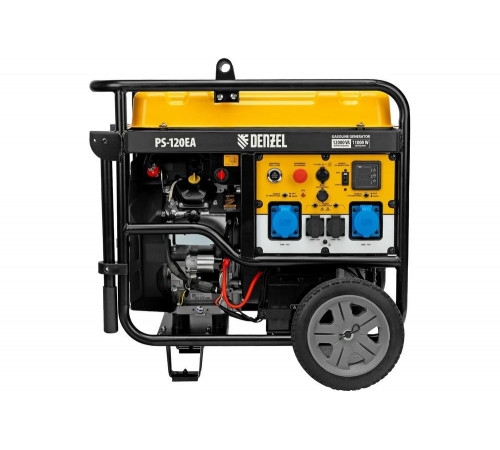 Бензиновый генератор Denzel PS-120EA 12 кВт, 230 В, 40 л, разъём ATS, электростартер 946964