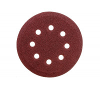 Универсальный шлифовальный круг STAYER на велкро основе 125 мм 8 отверстий 5 шт. Р80 35452-125-080