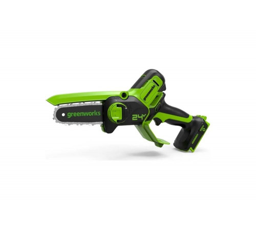 Цепная аккумуляторная мини пила GreenWorks 24V, 15 см, бесщеточная, без АКБ и ЗУ 2008707 Цепная аккумуляторная мини пила GreenWorks 24V, 15 см, бесщеточная, без АКБ и ЗУ 2008707