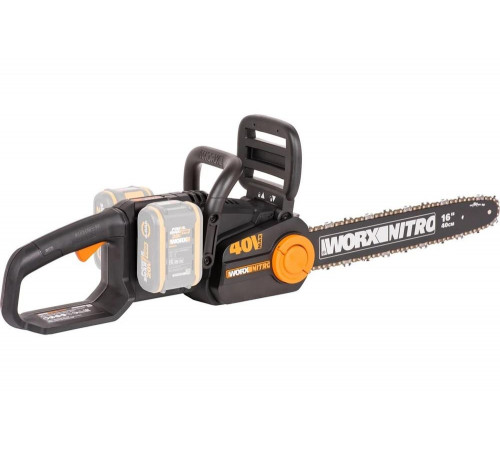 WORX NITRO WG385E.9 - ультра мощная цепная пила 40V, бесщеточная, 40 см