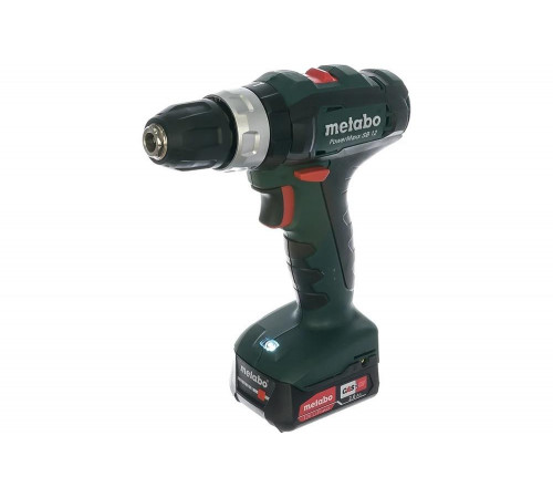 Аккумуляторная ударная дрель-шуруповерт Metabo PowerMaxx SB 12 2х2.0, Li-Ion, кейс 601076500 Аккумуляторная ударная дрель-шуруповерт Metabo PowerMaxx SB 12 2х2.0, Li-Ion, кейс 601076500