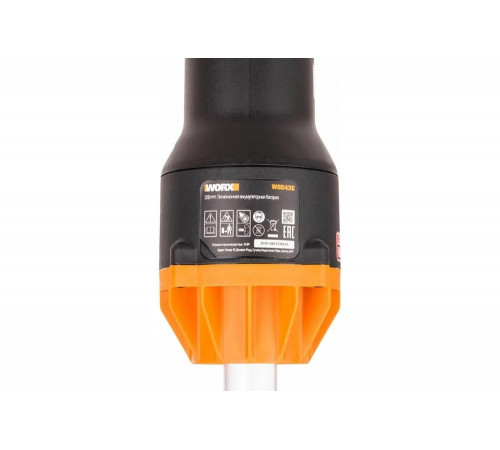 Мощная и эффективная аккумуляторная воздуходувка WORX WG543E.9 Мощная и эффективная аккумуляторная воздуходувка WORX WG543E.9