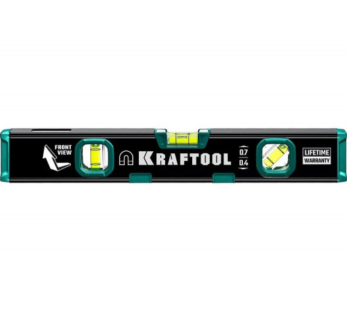 KRAFTOOL 300 мм, компактный магнитный уровень с зеркальным глазком 34784 KRAFTOOL 300 мм, компактный магнитный уровень с зеркальным глазком 34784