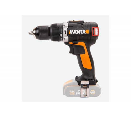 Ударная аккумуляторная бесщеточная дрель-шуруповерт WORX WX373.9
