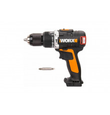 Ударная аккумуляторная бесщеточная дрель-шуруповерт WORX WX373.9