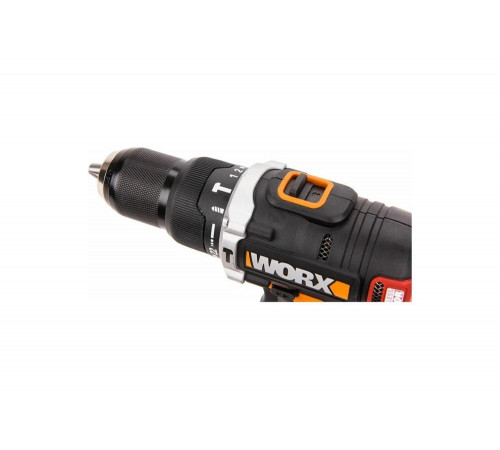 Ударная аккумуляторная бесщеточная дрель-шуруповерт WORX WX373.9