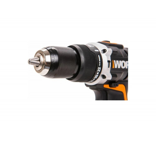 Ударная аккумуляторная бесщеточная дрель-шуруповерт WORX WX373.9