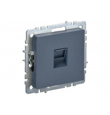 Компьютерная розетка rj45 IEK Brite рк10-брм категория 5e, маренго BR-K10-1-K35