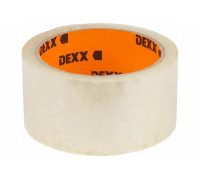 Упаковочная клеящая лента DEXX прозрачная, 40 мкм, 48 мм х 50 м 12055-50-50_z01