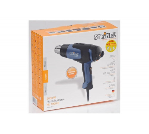 Термофен Steinel HL 1920 E + 3 насадки 052775 Термофен Steinel HL 1920 E + 3 насадки 052775