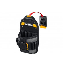 Поясная сумка 170x360 мм с быстросъёмным креплением KRAFTOOL FastClip KP-11 , 11 карманов и петель 38777