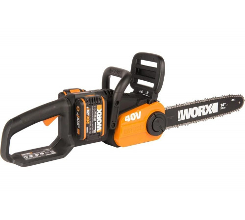Бесщеточная аккумуляторная цепная пила WORX WG384E Бесщеточная аккумуляторная цепная пила WORX WG384E
