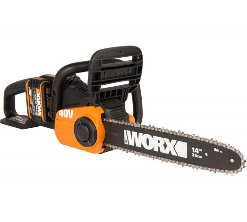 Бесщеточная аккумуляторная цепная пила WORX WG384E Бесщеточная аккумуляторная цепная пила WORX WG384E