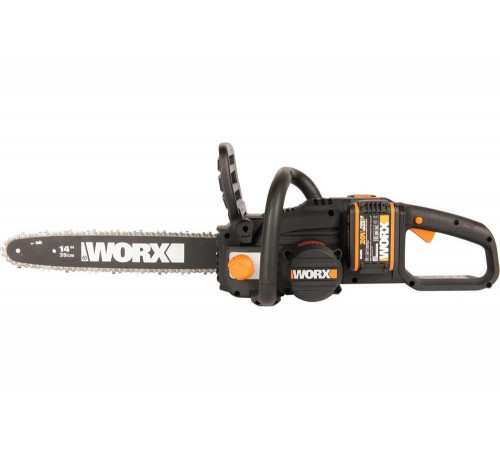 Бесщеточная аккумуляторная цепная пила WORX WG384E Бесщеточная аккумуляторная цепная пила WORX WG384E