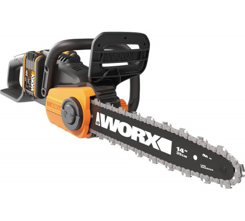 Бесщеточная аккумуляторная цепная пила WORX WG384E Бесщеточная аккумуляторная цепная пила WORX WG384E